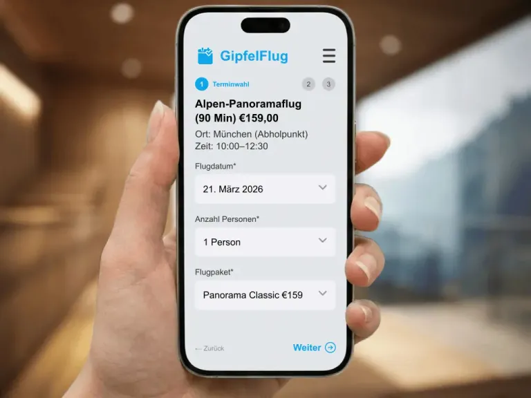 Online Buchungsmaske für Tandemflüge und automatisierter Gutscheinverkauf für Paragliding Tickets