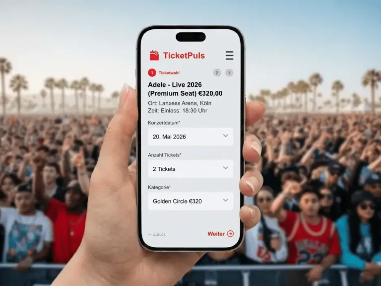 Complete overview in the event management dashboard with real-time statistics on sold tickets and incoming payments