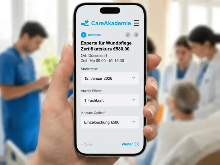 Digitale Kursverwaltung und Online-Buchungssystem für medizinische Fortballungseinrichtungen und Pflegeakademien