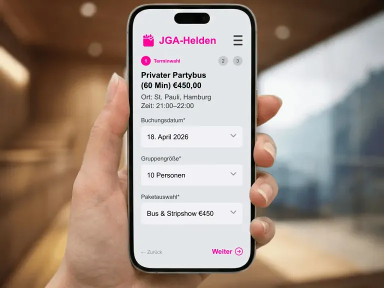 Junggesellenabschied Planung und Buchung online für Trauzeugen Eventkalender Verfügbarkeit prüfen JGA Ideen