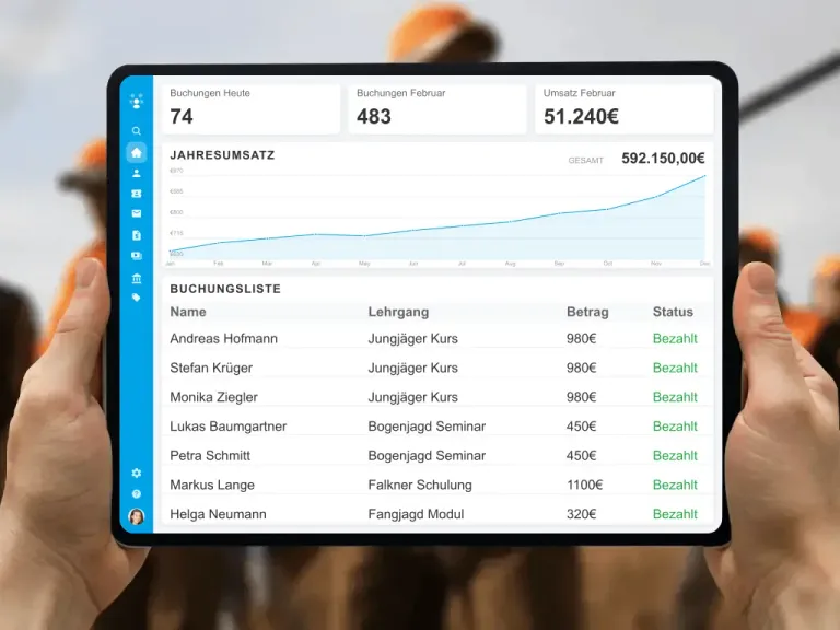 Online-Bezahlsysteme für Seminarbuchungen mit automatischer E-Rechnungserstellung und Finanzbuchhaltung