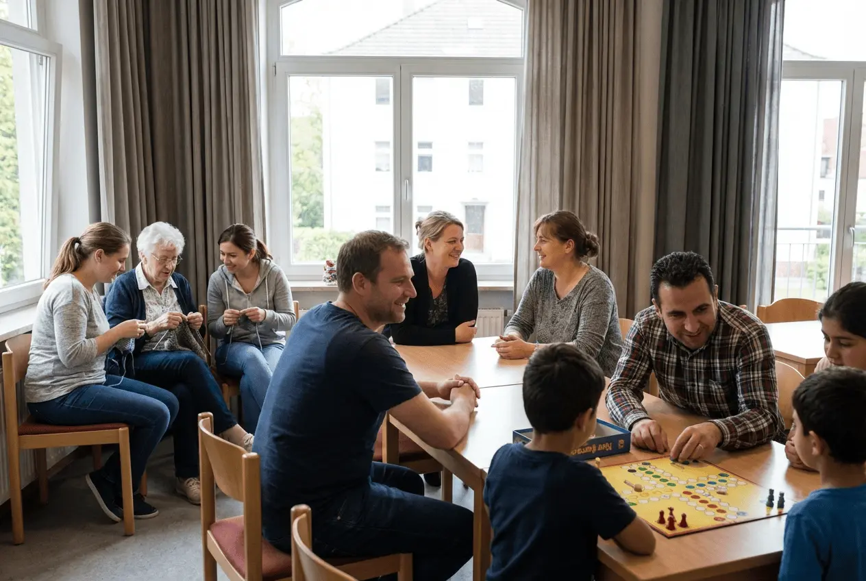 Verwaltungssoftware für Flüchtlingsheime zur Koordination von Bewohnern Sprachkursen und Beratungsterminen