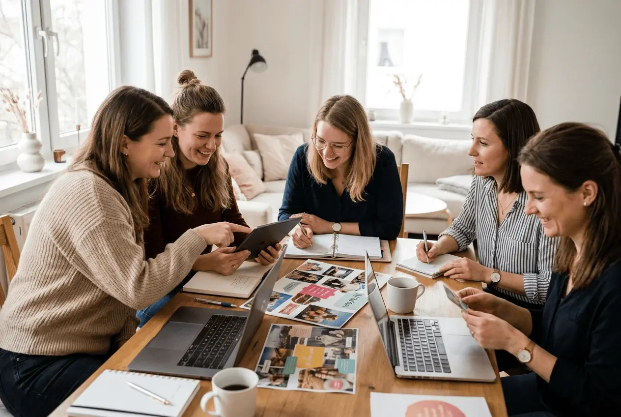 Fröhliche Gruppe beim Junggesellenabschied JGA Event feiert draußen mit Getränken