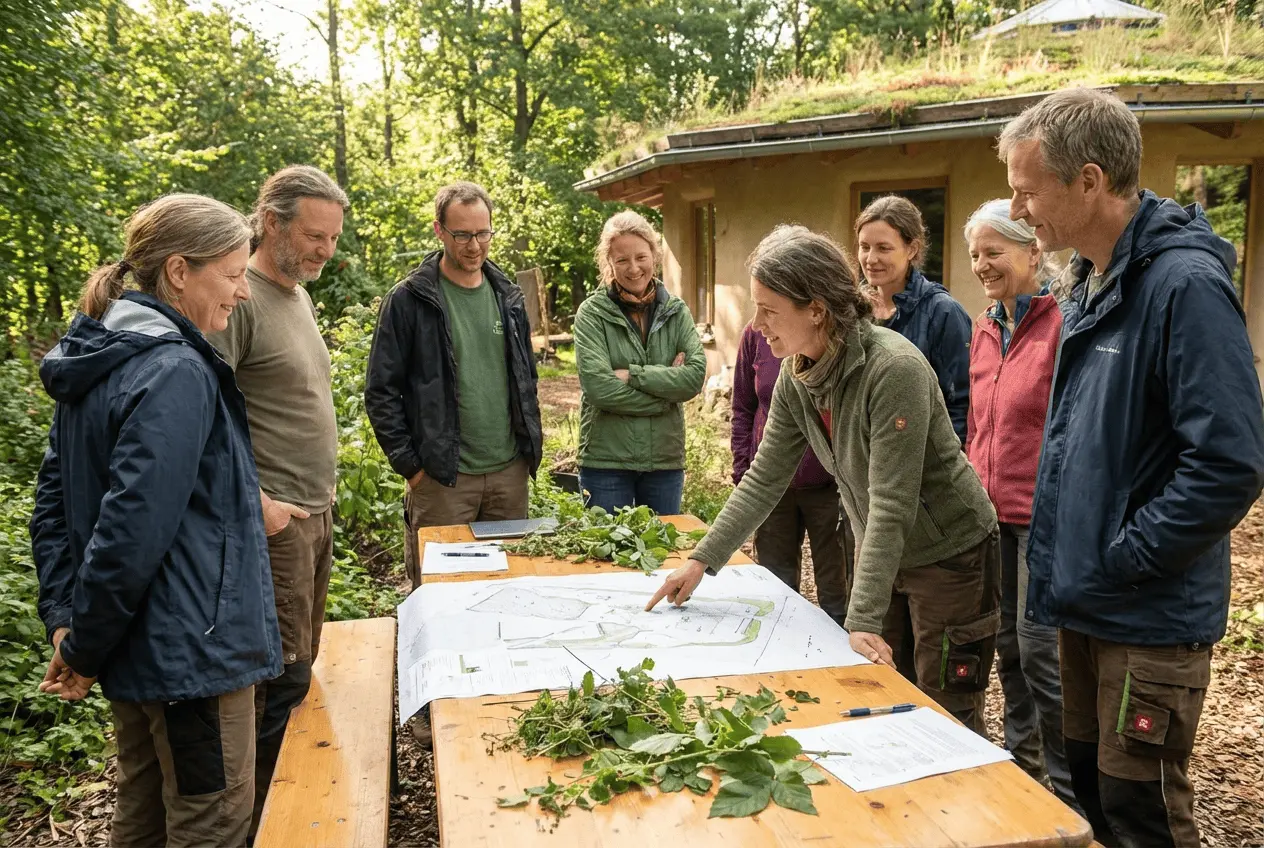 Planung und Durchführung eines Permakultur Design Kurses im Grünen