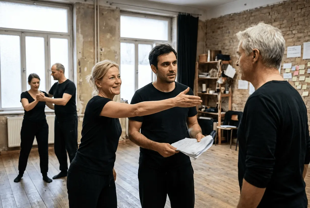 Online Semesterplanung und Workshop Buchungstool für Schauspielschulen auf Laptop und Smartphone