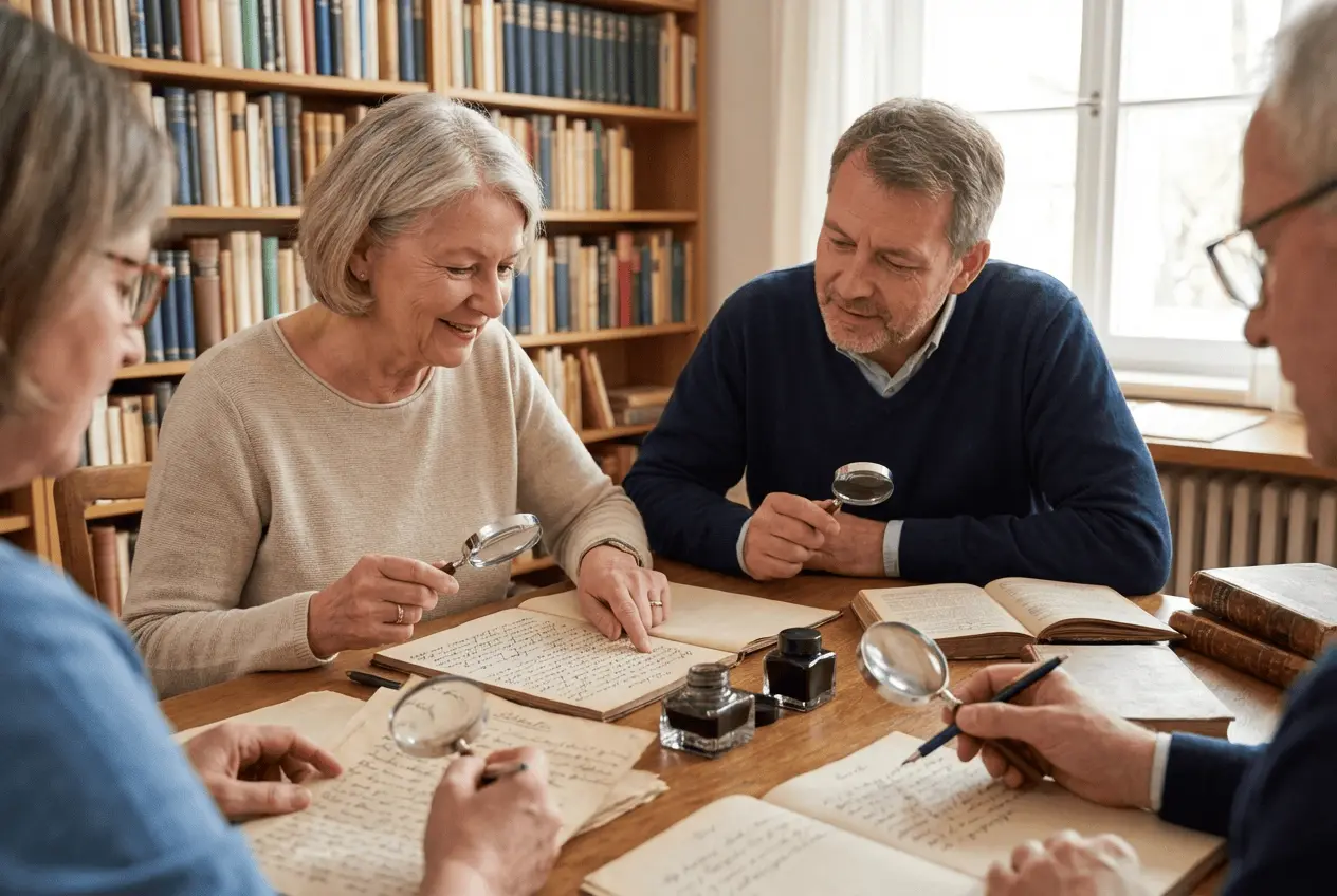 Historische Dokumente und Handschriften in Sütterlin und Kurrent lesen lernen