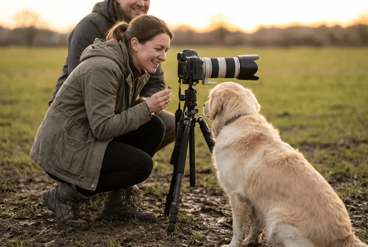 Erfolgreiches Tierfotografie Business mit automatisierter Terminbuchung für Hundeshootings und Fotoworkshops in der Natur