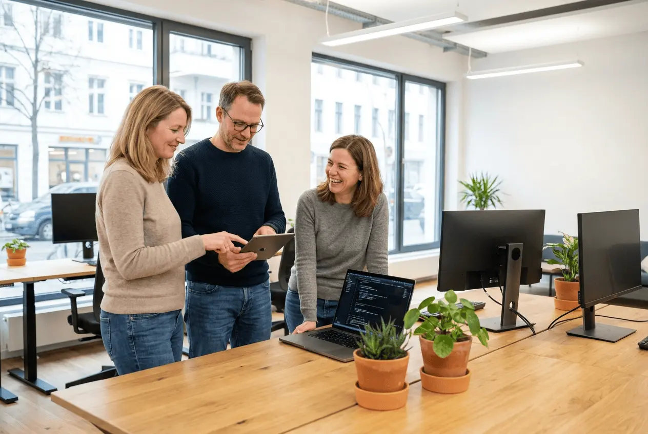 Meditierende Gruppe sitzt in Stille in einer Meditationshalle während eines Vipassana Retreats